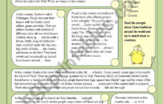 Easter Traditions Around The World - Esl Worksheetmojedrugieja within Easter Around The World Worksheets