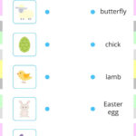 Free Easter Colouring & Activity Pages For Kids With Easter Matching Worksheets
