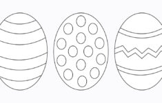 Free Easter Egg Template (+ 9 Easy Crafts!) - The Craft-At-Home Family regarding Easter Egg Patterns Worksheets