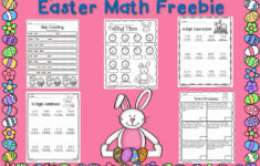 Free Easter Math Worksheets For Second Grade - Second Grade intended for Easter Math Worksheets 2Nd Grade