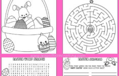 Free Easter Worksheets Pdf: Coloring Pages, Word Search &amp; More! within Easter Printable Worksheets