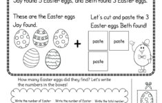 Free Printable Easter Addition Worksheet with Easter Adding Worksheets