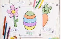Free Printable Easter Tracing Worksheets For Preschoolers inside Free Preschool Easter Worksheets