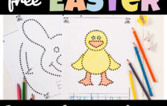 Free Printable Easter Tracing Worksheets For Preschoolers regarding Free Printable Easter Worksheets For Kindergarten