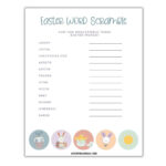 Free Printable Easter Word Scramble For Kids   A Storybook Day Pertaining To Easter Unscramble Worksheets