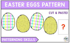 Fun Easter Egg Printable Ab Pattern Worksheets - Fluffytots with regard to Easter Pattern Worksheets