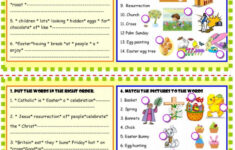 Happy Easter Reading Comprehension R…: English Esl Worksheets Pdf intended for Easter Reading Worksheets