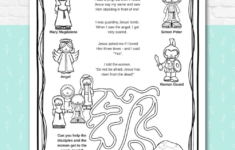 Jesus' Resurrection Easter Activity Pages - Kids Bible Teacher inside Jesus Easter Worksheets