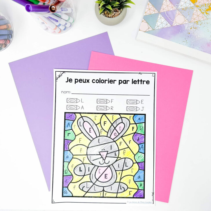 French Easter Worksheets