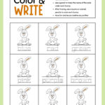 Page 7   Free Custom Printable Easter Worksheet Templates | Canva With Regard To Easter Bunny Worksheets