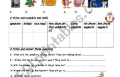 Planning Easter Holiday - Esl Worksheetmiss Manal in Easter Holiday Worksheets