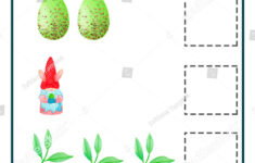 Preschool Math Worksheets Counting Kinder Easter Stock with Easter Math Worksheets Preschool