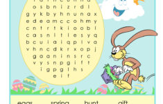 Printable Easter Word Search regarding Easter Word Search Worksheets