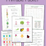 Printable Easter Worksheet Packet   Mamas Learning Corner Intended For Easter Worksheets 1St Grade