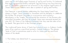 The History Of Easter Worksheet intended for History of Easter Worksheets