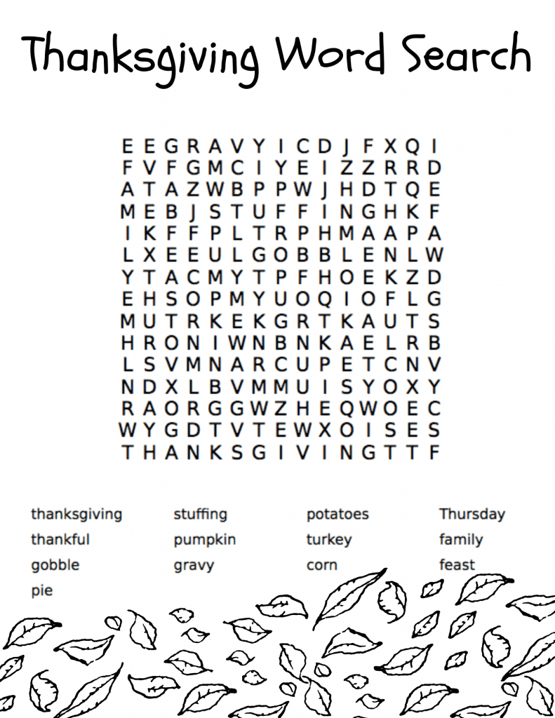 10 Thanksgiving Activities For Kids Plus Free Printables pertaining to Free Thanksgiving Worksheets For Kids
