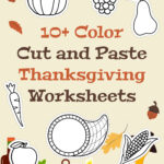 11 Color Cut And Paste Thanksgiving Worksheets   Free Pdf At Regarding Color Cut And Paste Thanksgiving Worksheets