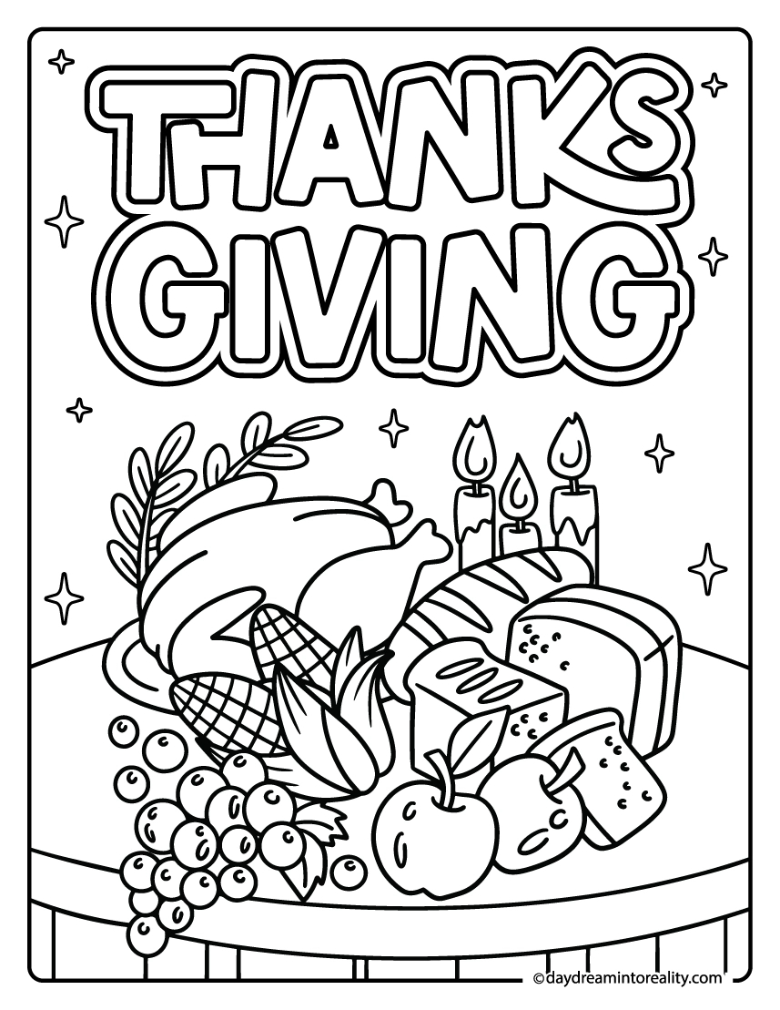 31+ Thanksgiving Coloring Pages | Free Pdf Printables ~ Daydream in Coloring Worksheets For Thanksgiving