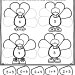 Addition: Thanksgiving Turkey Math Worksheet Worksheet Within Thanksgiving Math Addition Worksheets