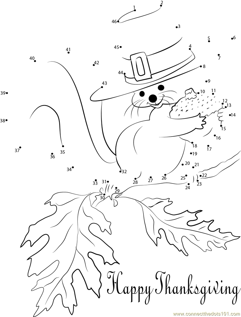 Beautiful Thanksgiving Day Dot To Dot Printable Worksheet with regard to Thanksgiving Dot To Dot Worksheets