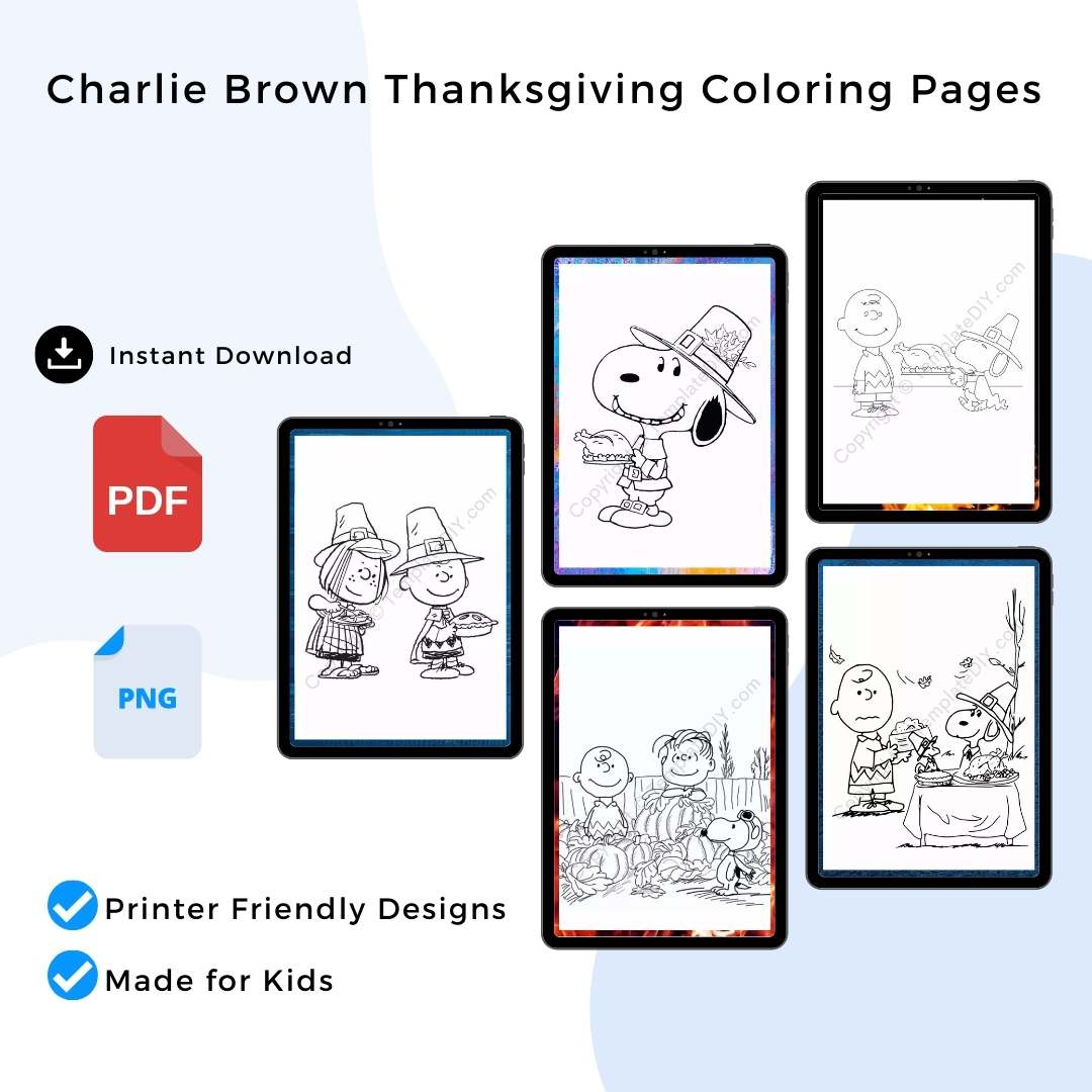 Charlie Brown Thanksgiving Coloring Pages Printable In Pdf within A Charlie Brown Thanksgiving Math Worksheet Answers