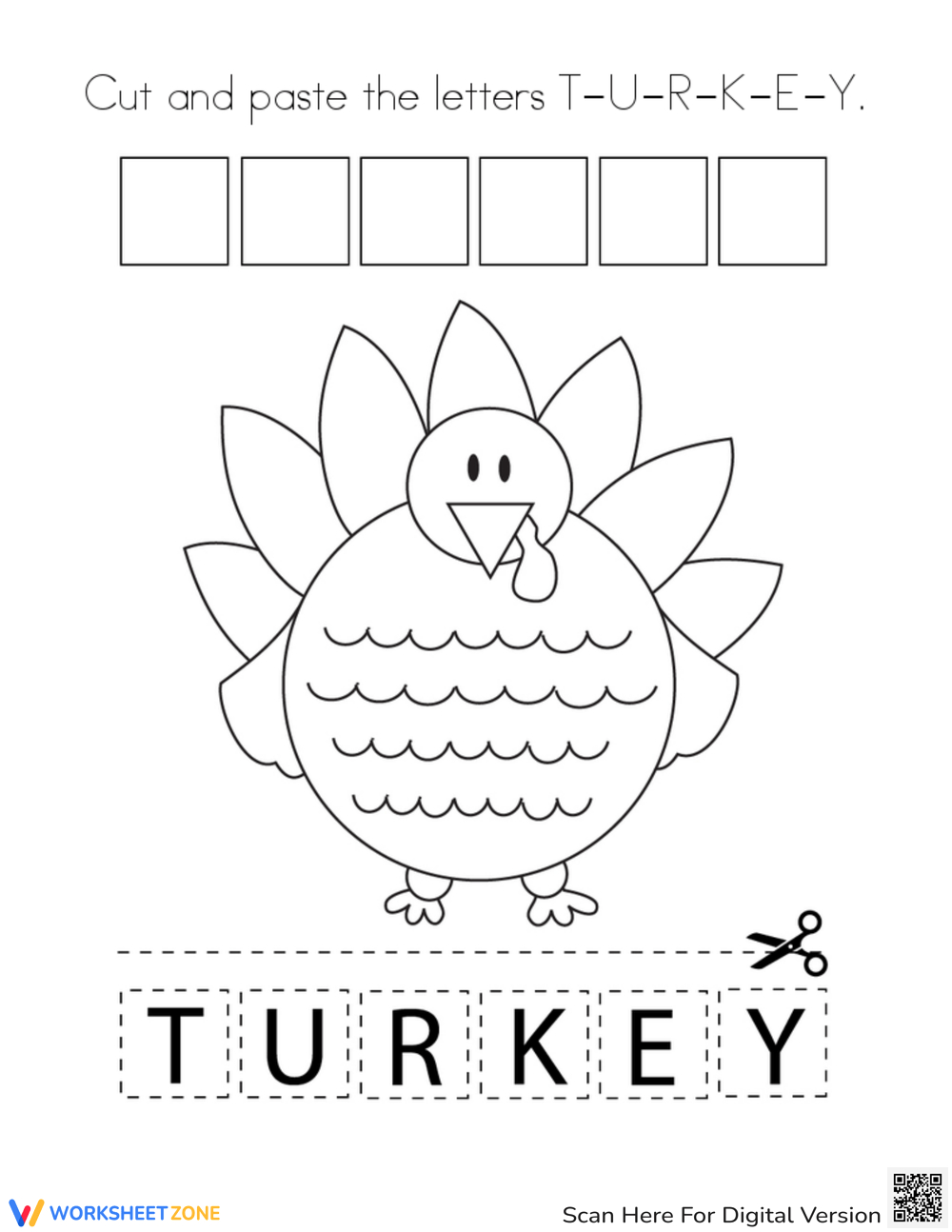Cut And Paste Thanksgiving Worksheets Worksheets pertaining to Cut and Paste Thanksgiving Worksheets