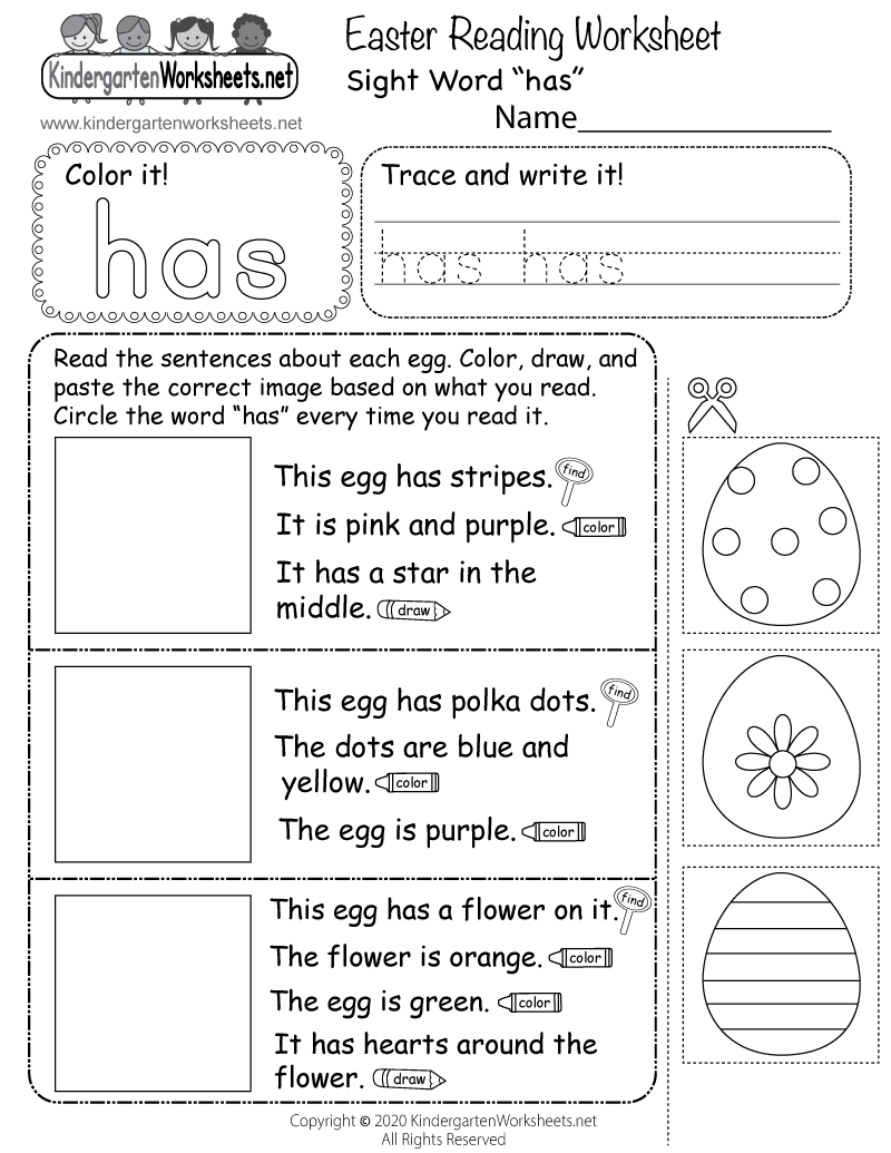 Easter Reading Worksheet - Free Printable, Digital, &amp;amp; Pdf with Free Easter Reading Comprehension Worksheets
