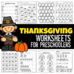 🦃 Free Printable Thanksgiving Worksheets For Preschool Within Thanksgiving Worksheets For Preschoolers