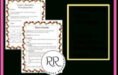 Feasting On Words: 7 Thanksgiving Figurative Language Activities with regard to Thanksgiving Figurative Language Worksheets
