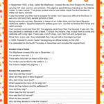 First Thanksgiving Reading For Detai…: English Esl Worksheets Pdf With First Thanksgiving Reading Comprehension Worksheet