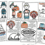 Free History Of Thanksgiving Coloring Page Pertaining To The Real Story Of Thanksgiving History Channel Worksheet