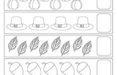 Free Preschool Printable Worksheets: Thanksgiving Math throughout Thanksgiving Math Worksheets For Kindergarten