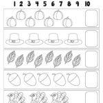 Free Preschool Printable Worksheets: Thanksgiving Math With Regard To Thanksgiving Kindergarten Math Worksheets Free