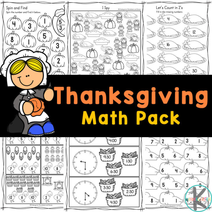 Preschool Thanksgiving Math Worksheets Preschool Thanksgiving Math Worksheets
