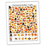 Free Printable Thanksgiving I Spy Sheet (+ Answer Key!)   The Intended For Thanksgiving Worksheet Answers