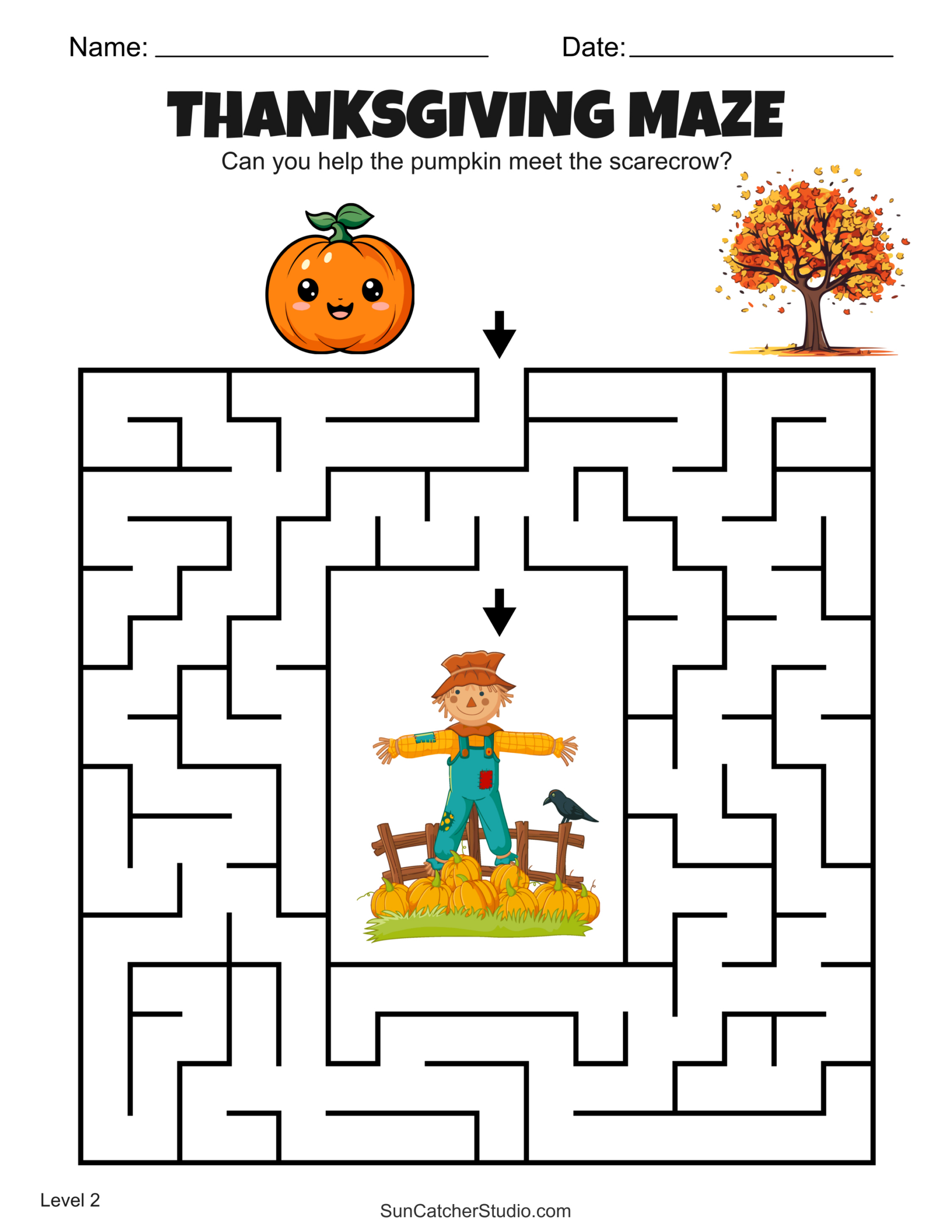 Free Printable Thanksgiving Maze Worksheets And Puzzles – Free within Thanksgiving Maze Worksheet