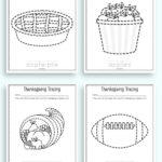 Free Printable Thanksgiving Tracing Worksheets   The Artisan Life Throughout Tracing Thanksgiving Worksheets