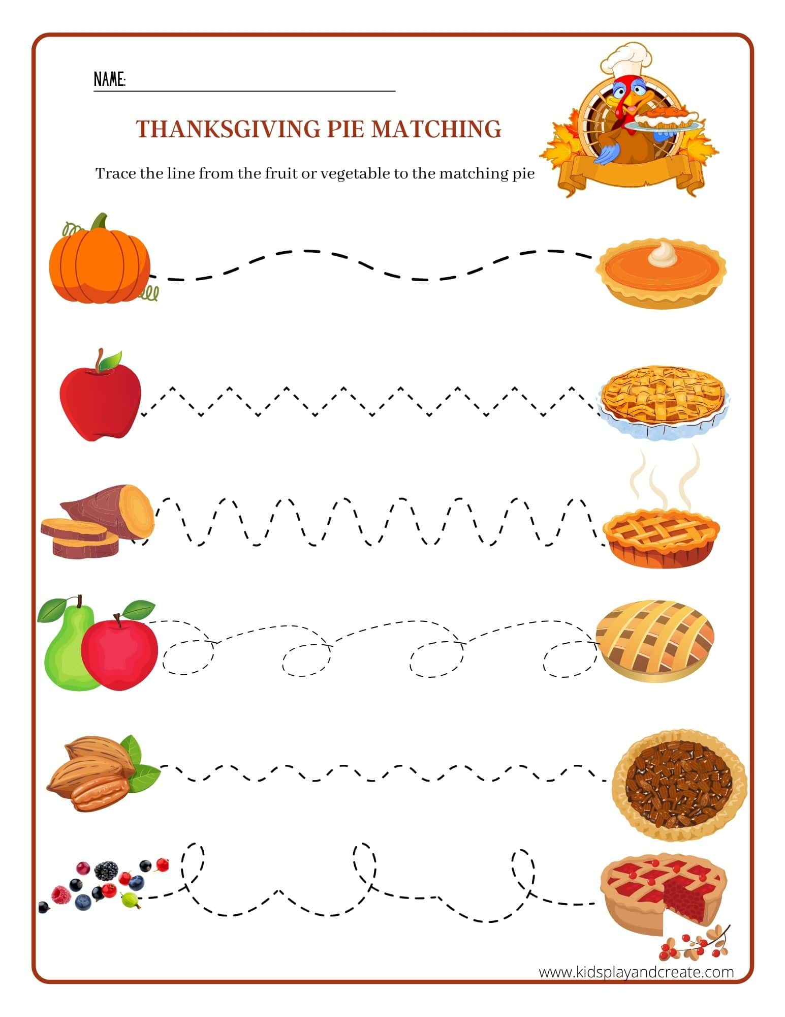 Free Printable Thanksgiving Worksheets For Pre-K - Kids Play And regarding Prek Thanksgiving Worksheets