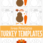 Free Printable Turkey Template For Thanksgiving Crafts Throughout Thanksgiving Turkey Worksheet