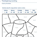 Free Thanksgiving Counting Worksheets [Pdfs] Brighterly With Algebra 2 Thanksgiving Worksheets