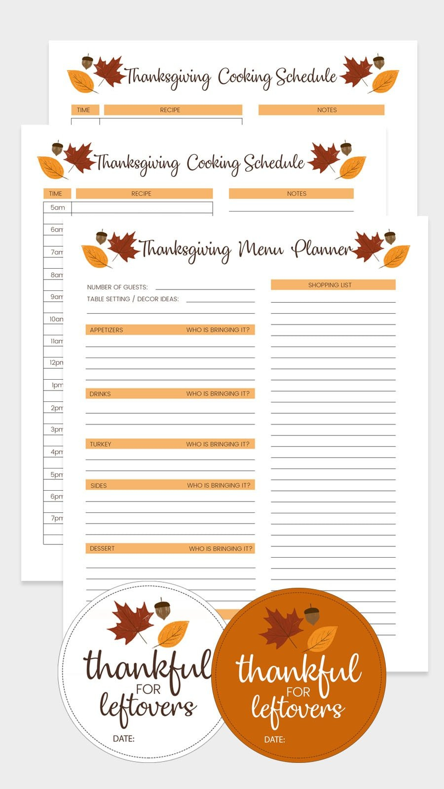 Free Thanksgiving Menu Template, Schedule + Tags | Lil&amp;#039; Luna pertaining to Thanksgiving Menu Worksheet