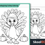 Free Thanksgiving Turkey Coloring Worksheet For Kids In Thanksgiving Turkey Worksheet