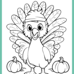 Free Thanksgiving Turkey Coloring Worksheet For Kids In Thanksgiving Turkey Worksheets