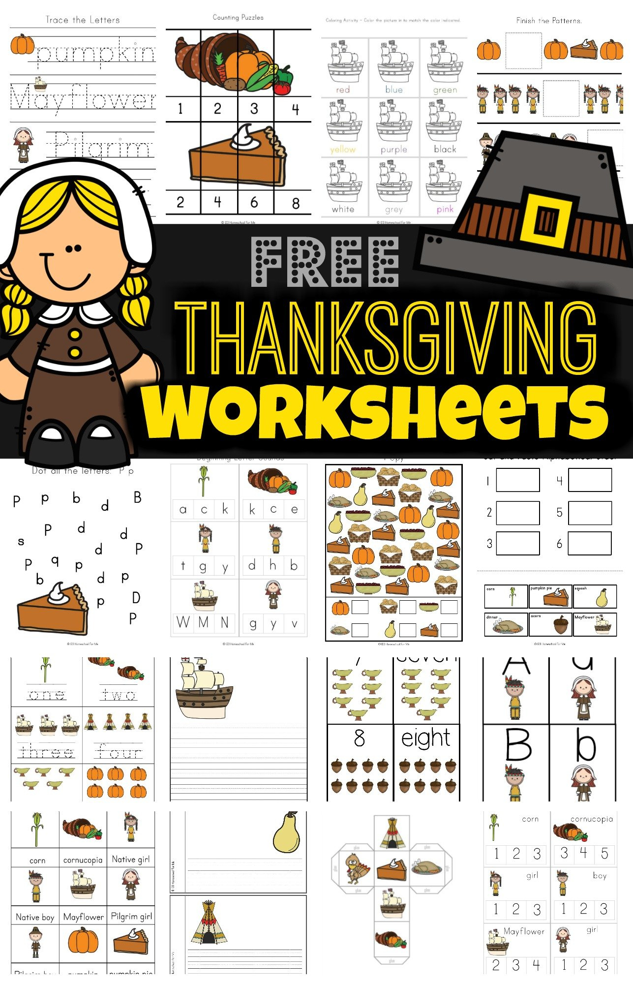 Free Thanksgiving Worksheets For Kids - Worksheets Library with Free Printable Thanksgiving Worksheets For 4th Grade