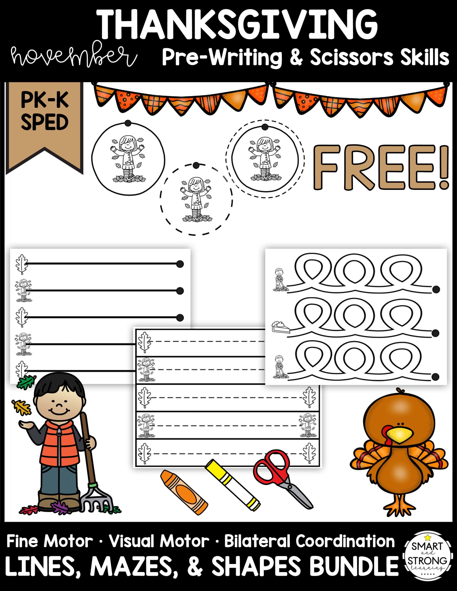 Free Thanksgiving Worksheets - Your Therapy Source for Thanksgiving Therapy Worksheets