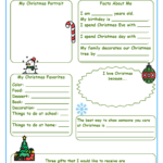 Grade 2 Christmas Worksheets Intended For All About Christmas Worksheet