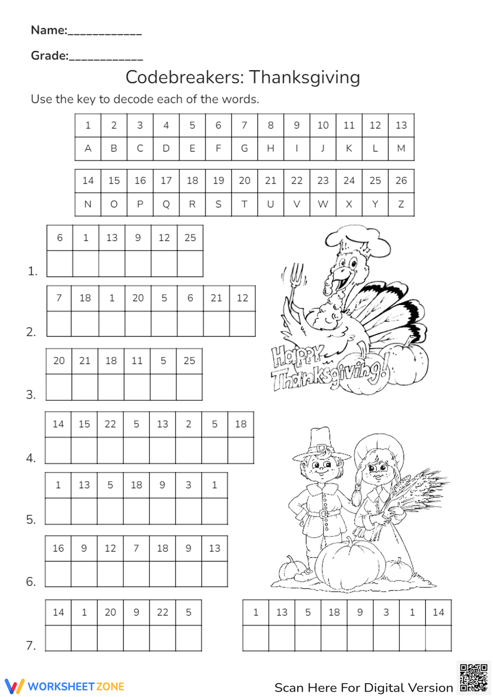 Grade 4 Thanksgiving Worksheets &amp;amp; Printable regarding Thanksgiving Worksheets For 4Th Grade