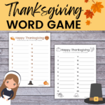 How Many Words Can You Make From Happy Thanksgiving   Simply Full Inside Making Words From Thanksgiving Worksheet