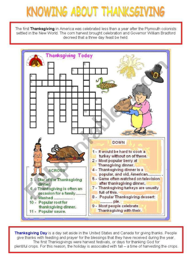Thanksgiving Around the World Worksheet Thanksgiving Around the World Worksheet