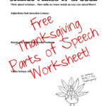 Parts Of Speech: Thanksgiving Turkey | Squarehead Teachers Regarding Thanksgiving Parts Of Speech Worksheets
